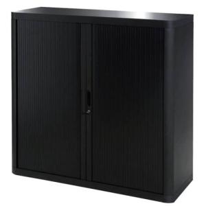 Rollladenschrank easyOffice 1-Meter Schrank schwarz Paperflow E1CT0004400045 (3660141929089)