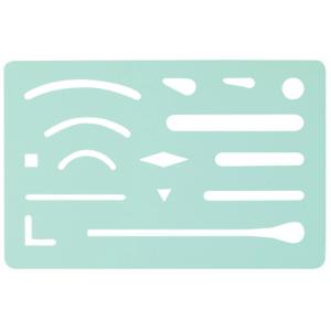 Radierschablone ECOBRA 760200 (4011123210906)