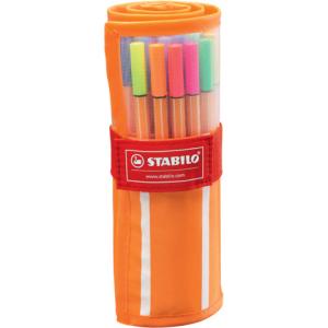 Fineliner point 88 Etui 30er Rollerset mit 30 verschiedenen Farben STABILO 8830-2 (4006381444057)