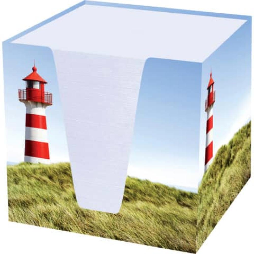 Notizklotz Leuchtturm 900 Blatt 70 g qm weiß 92x92x92 mm RNK 46545 (4002871465458)