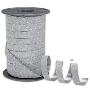 Ringelband 10 mmx100 m Glitter silber 18509-631 (4009236098337)