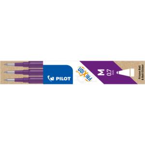 Tintenrollermine FriXion BLS-FR7 0,4 mm violett 3er Pack PILOT BLS-FR7-V-S3 (4902505356094)