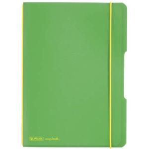 Notizheft flex A5, PP 40 Blatt kariert hellgrün HERLITZ 300003360 (4008110493381)