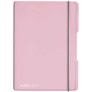 Notizheft flex A5, PP 40 Blatt kariert rose HERLITZ 300003579 (4008110511771)