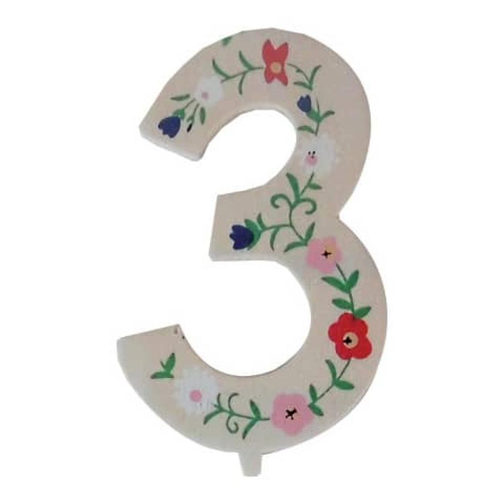 Geburtstagszahl 3 Holz 10 cm TIB 11513 (4002727115131)