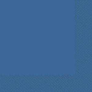 Serviette Zelltuch 25x25 cm uni royalblau ATELIER 1019-0010 (4014995427670)
