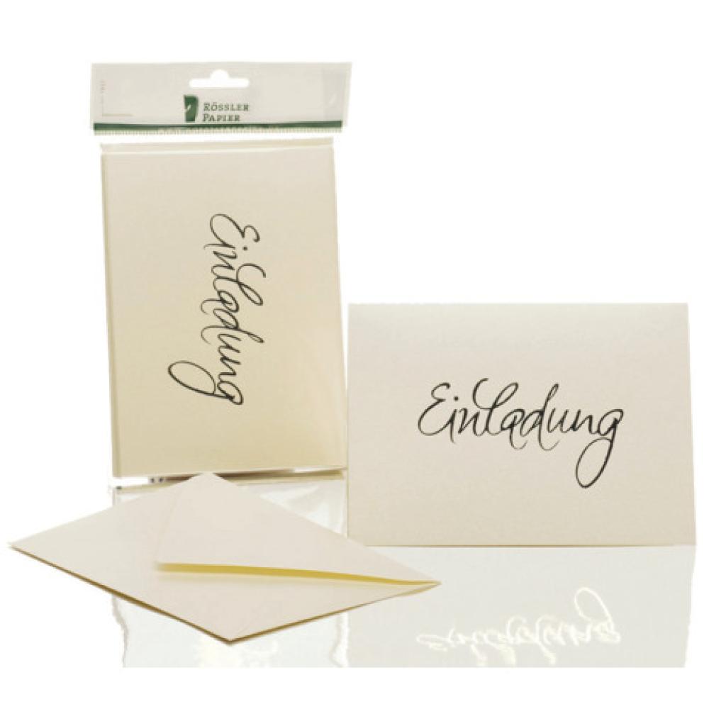 Briefkarte Einladung B6 HD 5 Karten 5 Umschläge candle RÖSSLER 1181955303 (4014969556009)