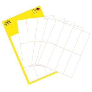 Universal-Etiketten 50x19 mm 6 Blatt 48 Etiketten weiß AVERY ZWECKFORM 3079 (4004182030790)