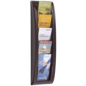 Wand-Prospekthalter Quick Blick 1 3 A4, schwarz Paperflow 4062.01 (3660141203707)