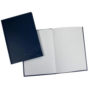 Geschäftsbuch A5, 96 Blatt 70 g qm blanko blau Donau 1340004-10 (9004546484868)