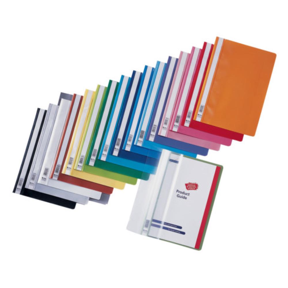 Schnellhefter A4, PP braun Q-CONNECT KF16555 (5705831165557)