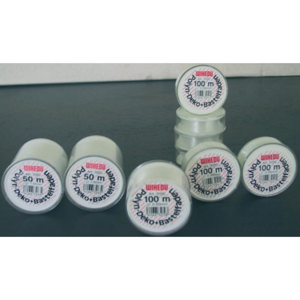 Nylonfaden  1 mm 50 m Tragkraft 36 kg WIHEDÜ 530006 (0000040663265)