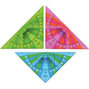 Geometrie-Dreieck SOFTIEFLEX 16 cm flexibel sortiert KUM 208.13.29 (4064900019360)