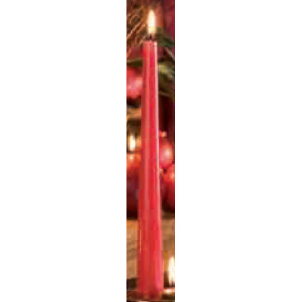 Spitzkerzen 25 mm Höhe 250 mm rot 203039-001 (4009406404548)