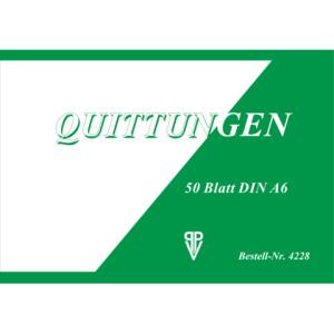 Quittung A6, 50 Blatt PVP Penig 4228 (4019333042287)