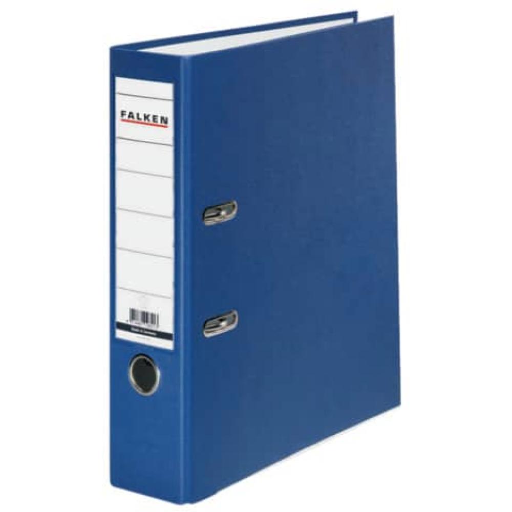 FALKEN Ordner Vegan blau DIN A4 Rückenbreite 8cm