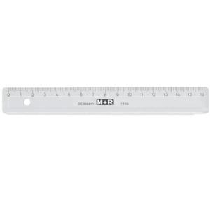Lineal Plastik 16 cm transparent M+R 711160000 (4004627210015)
