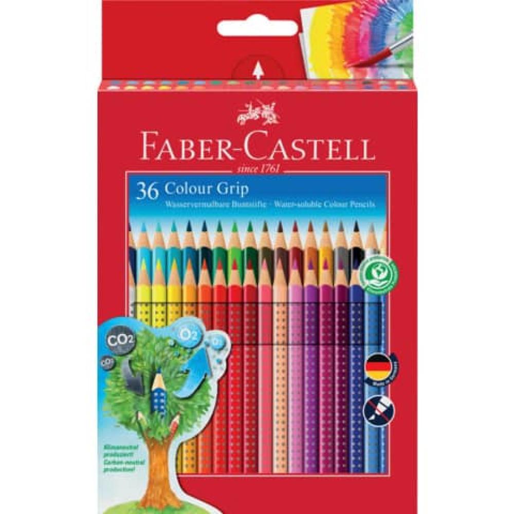 Buntstift Colour GRIP 36 Farben Kartonetui FABER CASTELL 112442 (4005401124429)