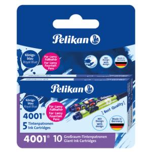 Tintenpatrone 4001 für Lamy-Füllhalter königsblau 2x5 Stück Blister PELIKAN 300004184 (4012700338280)