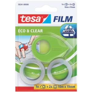Tesa Eco & Clear Klebefilm Transparent 19,0 Mm X 10,0 M 1 Set 58241-00000-01 (4042448222688)