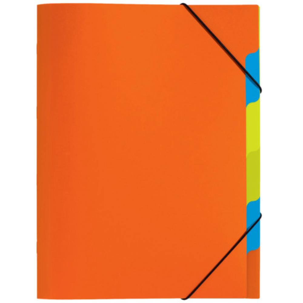 Ordnungsmappe Funky School A4, 5 Fächer PP orange PAGNA 41803-09 (4009212041746)