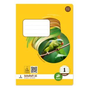 Heft LIN1 A5, 32 Blatt 80g qm 5 5 5mm liniert farbig STAUFEN STYLE 040532001 (9002244554470)