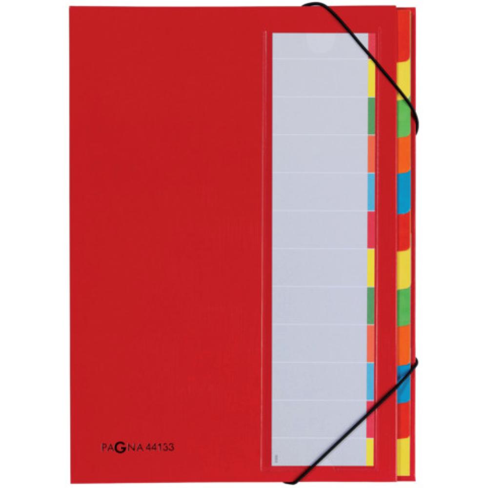 Deskorganizer 12 Fächern rot PAGNA 44133-01 (4013951003279)