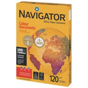 Colour Documents A4, 120 g qm weiß 250 Blatt NAVIGATOR N12A4 (5602024104891)