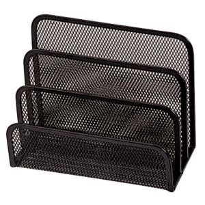 Briefständer Metalldraht mit 3 Fächern schwarz Q-CONNECT KF00876 (5705831008762)