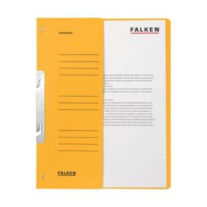 Einhakhefter A4 1 2 Vorderdeckel kfm. Helfung gelb Manilakarton 250 g qm Falken 80000672 (4014481506117)