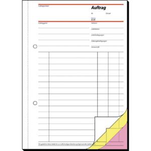 Aufträge A5, 1. 2. und 3. Blatt bedruckt SD MP 3x40 Blatt SIGEL SD002 (4004360910067)