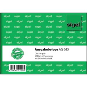Sigel Ausgabebeleg Formularbuch Ag615 (4004360910081)