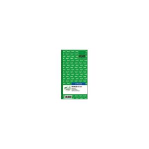 Bonbuch Kellner-Nr. 1 360 Abrisse BL hellgrün 105x200 mm 2x60 Blatt SIGEL BO001 (4004360920004)