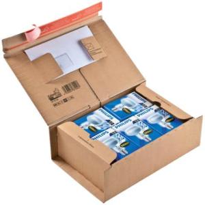 Paket Versandkarton 365x235x120 mm braun COLOMPAC 30000273 (4033657670407)