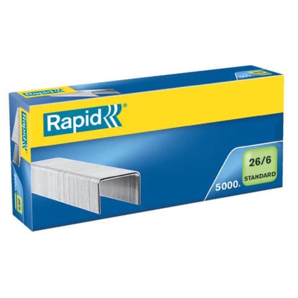 Heftklammern 26 6mm Standard verzinkt 5000 Stück RAPID 24861800 (7313468618001)