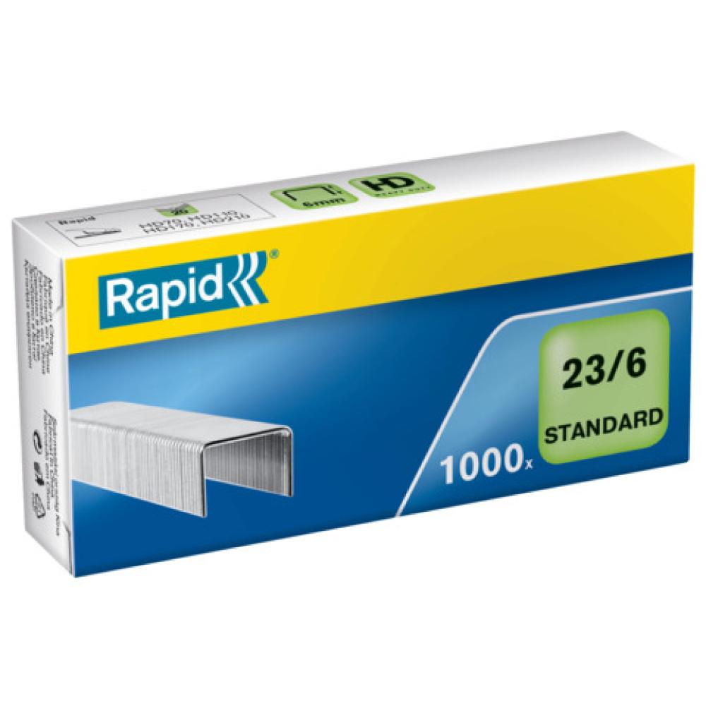Heftklammern 23 6mm Standard verzinkt 1000 Stück RAPID 24869100 (7313468691004)