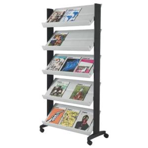 Mobiler Prospektständer UNO grau Paperflow 255N.02 (3660141880649)