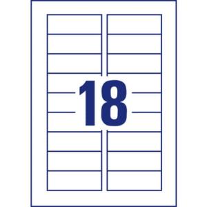 Magnet-Schilder 78x28 mm spezialbeschichtet 5 Blatt 90 Etiketten weiß AVERY ZWECKFORM J8871-5 (4004182234372)