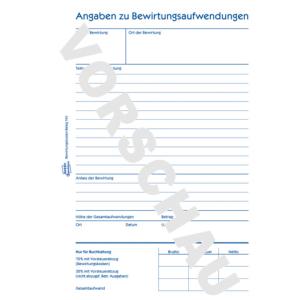 745 Bewirtungskostenbeleg DIN A5, mikroperforiert 50 Blatt gelb AVERY ZWECKFORM (4004182007457)