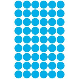 Markierungspunkte  12 mm 5 Blatt 270 Etiketten blau AVERY ZWECKFORM 3142 (4004182031421)