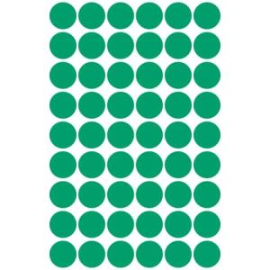 Markierungspunkte  12 mm 5 Blatt 270 Etiketten grün AVERY ZWECKFORM 3143 (4004182031438)