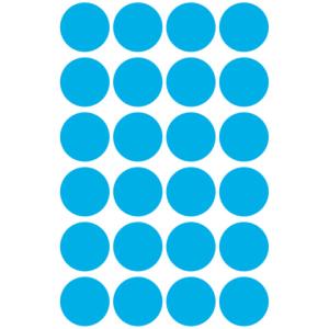 Markierungspunkte  18 mm 4 Blatt 96 Etiketten blau AVERY ZWECKFORM 3005 (4004182030059)