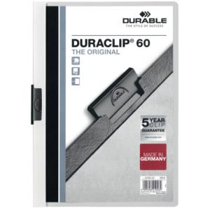 Klemm-Mappe DURACLIP 60 A4, weiß DURABLE 2209 02 (4005546210469)