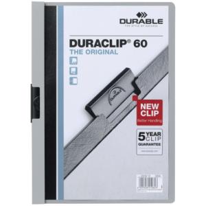 Klemm-Mappe DURACLIP 60 A4, grau DURABLE 2209 10 (4005546210643)
