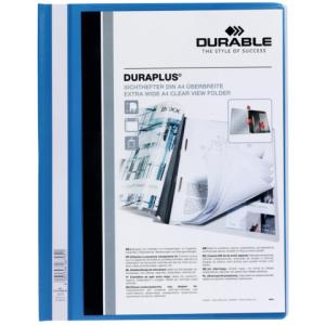 Angebotshefter DURAPLUS strapazierfähige Folie A4+ blau DURABLE 2579 06 (4005546267951)