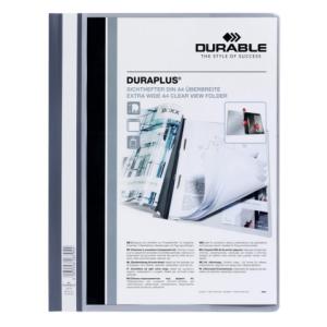 Angebotshefter DURAPLUS strapazierfähige Folie A4+ grau DURABLE 2579 10 (4005546201467)