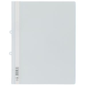 Sichthefter mit Abheftschieber Hartfolie 0,16 mm A4 überbreit weiß DURABLE 2580 02 (4005546203348)