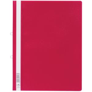Sichthefter mit Abheftschieber Hartfolie 0,16 mm A4 überbreit rot DURABLE 2580 03 (4005546201474)