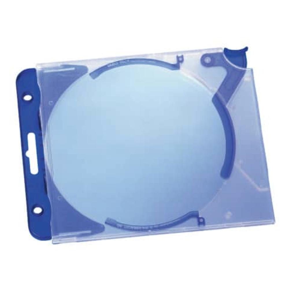 CD-Hardbox QUICKFLIP COMPLETE für 1 CD DVD blau 5 Stück DURABLE 5269 06 (4005546571133)