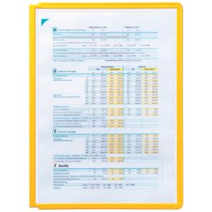 Sichttafel SHERPA PANEL A4, gelb DURABLE 5606 04 (4005546521435)